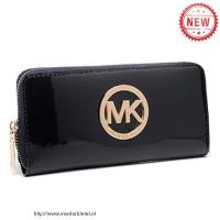 michael kors jet set continental glad groot zwart portefeuilles Uitverkoop Tassen drnl7693